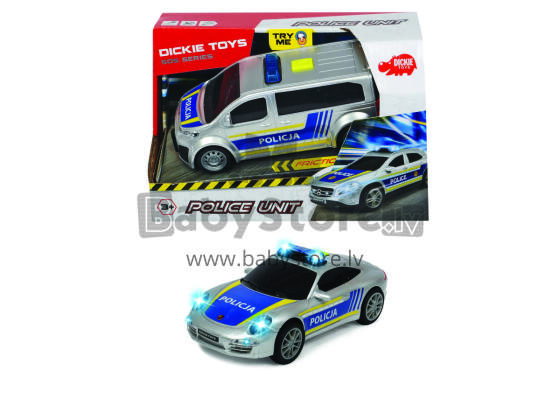 
Dickie Toys Police Unit 2 Different