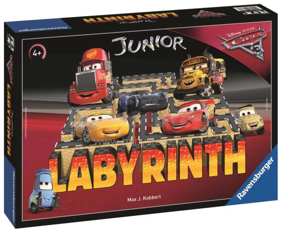 Ravensburger stalo žaidimas Junior Labirintas Automobiliai