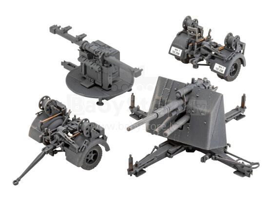 Revell plastikinis modelis 8,8 cm Flak 37 + Sd.Anh.202 1:72
