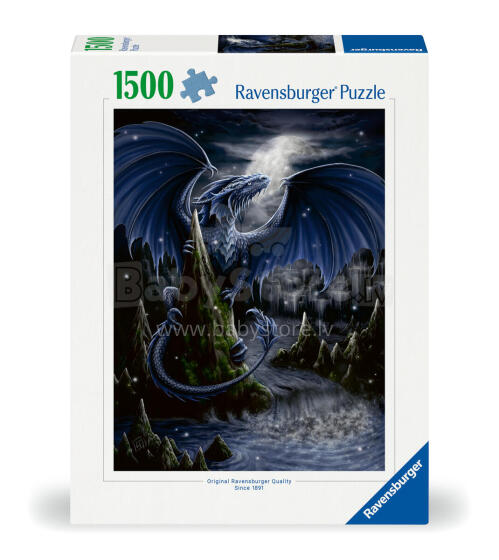 Ravensburger dėlionė 1500 vnt Juodasis drakonas