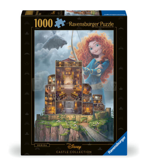 Ravensburger dėlionė 1000 vnt Disney Meridos pilis
