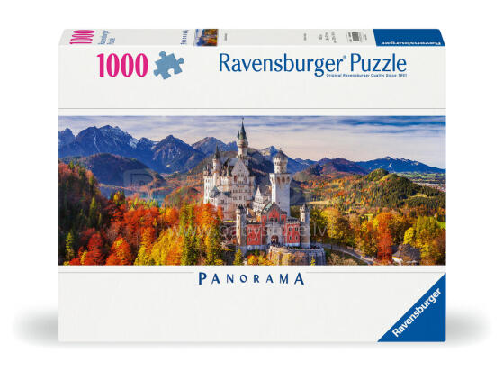 Ravensburger Panorama Dėlionė 1000 vnt. Bavariškas Pilis