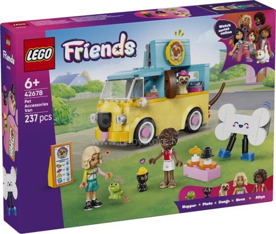 LEGO Friends gyvūnų aksesuarų furgonas