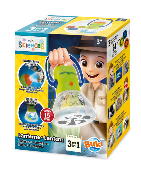 Buki 3-in-1 žibintuvėlis