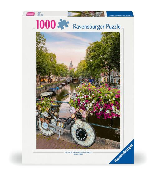 Ravensburger dėlionė 1000 dalių: Dviratis Amsterdame