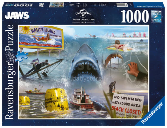 Ravensburger dėlionė 1000 vnt. The Move JAWS