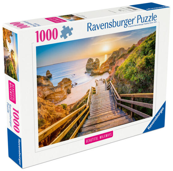 Ravensburger dėlionė 1000 dalių: Laiptai į Camilo paplūdimį