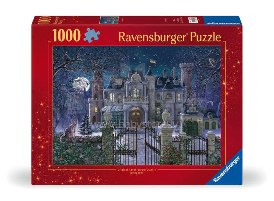 Ravensburger Dėlionė 1000 vnt Kalėdų Vila
