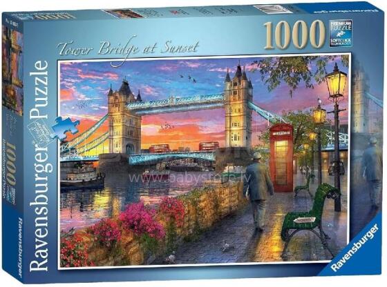 Ravensburger Dėlionė 1000 vnt Tower Bridge saulėlydyje
