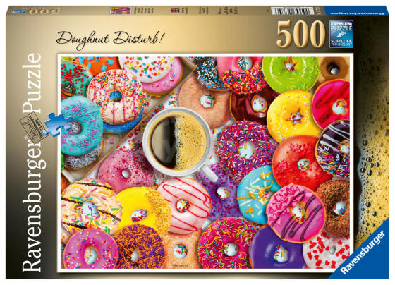 Ravensburger dėlionė 500 vnt. Donutų trikdžiai!