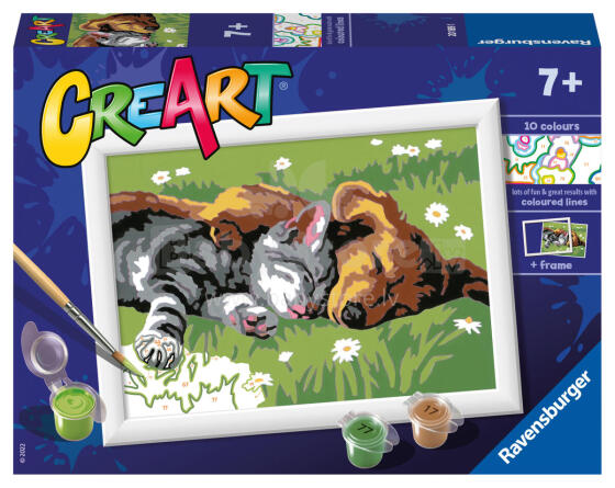 
Ravensburger dažykite pagal numerius Miegantys draugai