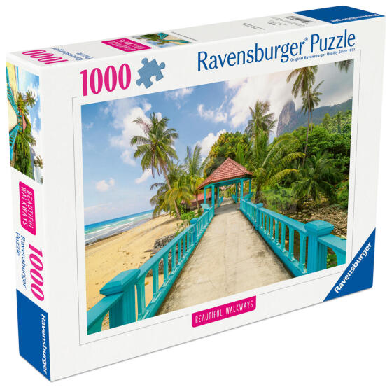 Ravensburger dėlionė 1000 dalių: Spalvingas tiltas Malaizijoje