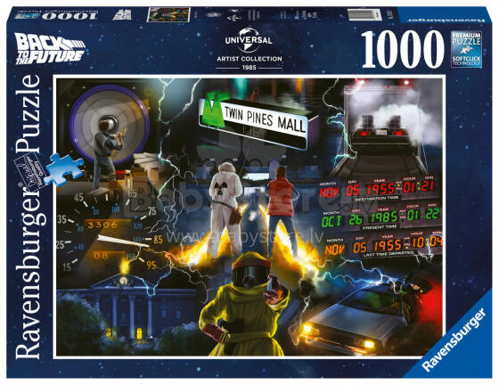 Ravensburger dėlionė 1000 vnt Filmas Atgal į ateitį