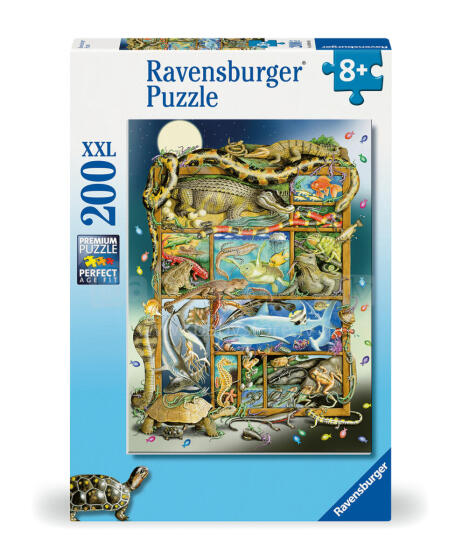 Ravensburger dėlionė 200 vnt. Reptiliai ant paveikslų rėmo