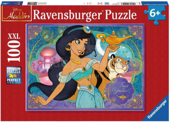 Ravensburger dėlionė 100 vnt. Disney Princesė Džasmyna