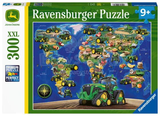 Ravensburger dėlionė 300 vnt John Deere pasaulis