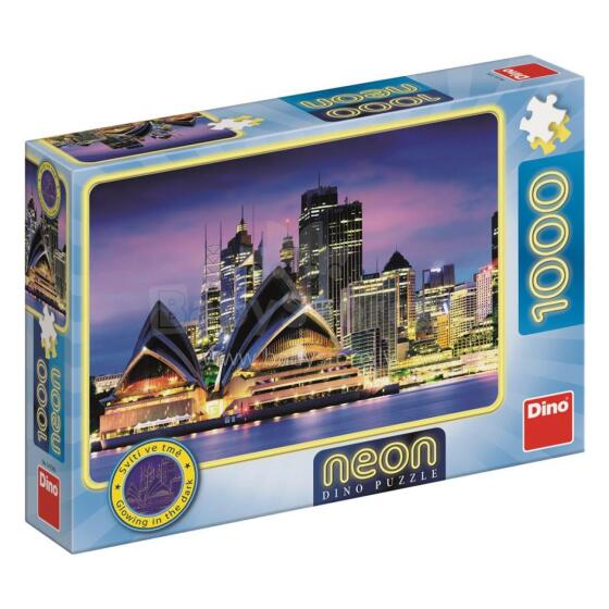 Dino Neon Puzzle 1000 vnt. Sidnėjus
