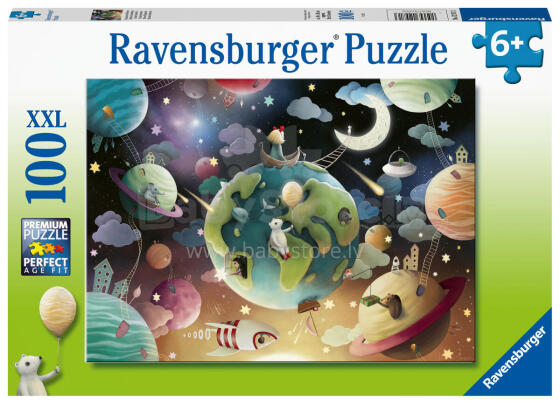 Ravensburger dėlionė 100 vnt. Planetos
