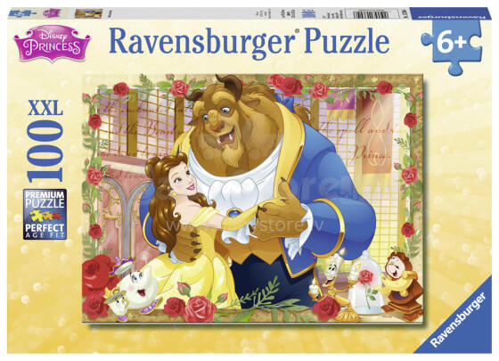 Ravensburger dėlionė 100 vnt. Gražuolė ir žvėris
