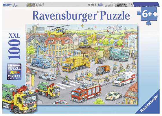 Ravensburger dėlionė 100 vnt. Transportas mieste