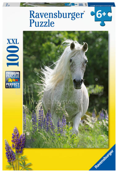 Ravensburger dėlionė 100 vnt. Balta arklys