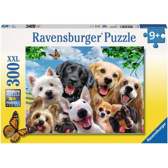 Ravensburger XXL dėlionė 300 vnt. Džiaugsmingi šunys