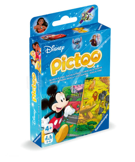 Ravensburger Pictoo kortų žaidimas: Disney