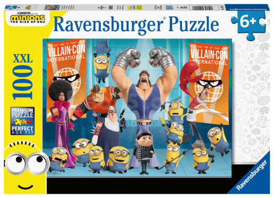 Ravensburger dėlionė 100 vnt Minionai