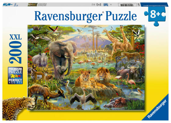 Ravensburger dėlionė 200 vnt. Savanos gyvūnai