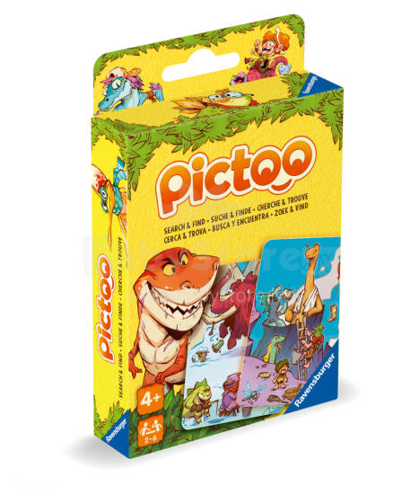 Ravensburger Pictoo kortų žaidimas: Dinos