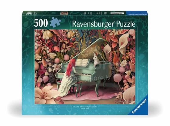 Ravensburger dėlionė 500 vnt. Triušis prie pianino