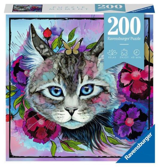 Ravensburger dėlionė 200 vnt Katė
