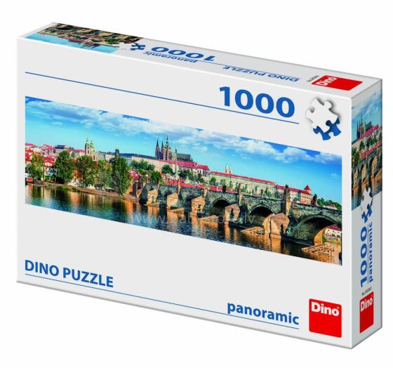 Dino panoraminis dėlionė 1000 vnt. Čarlzo tiltas