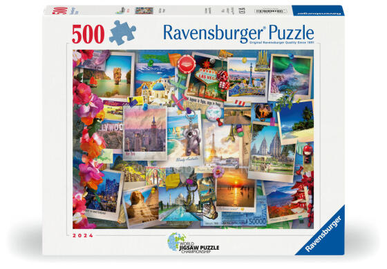 Ravensburger dėlionė 500 vnt. atvirukai