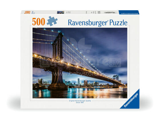 Ravensburger dėlionė 500 vnt. Be miego miesto Niujorkas