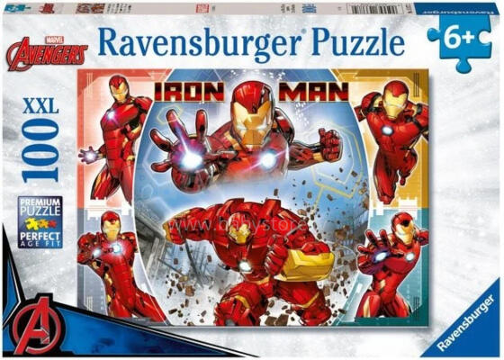Ravensburger dėlionė 100 vnt Marvel Iron Man