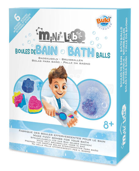 Buki Mini Laboratorijos Vonios Kamuoliukai