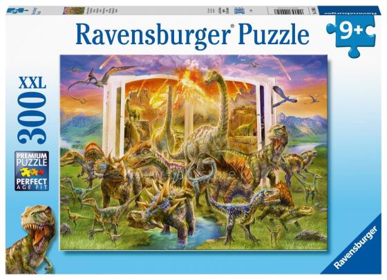 Ravensburger dėlionė 300 vnt Dinosaurus