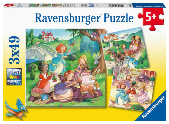 Ravensburger dėlionė 3x49 vnt Mažoji princesė