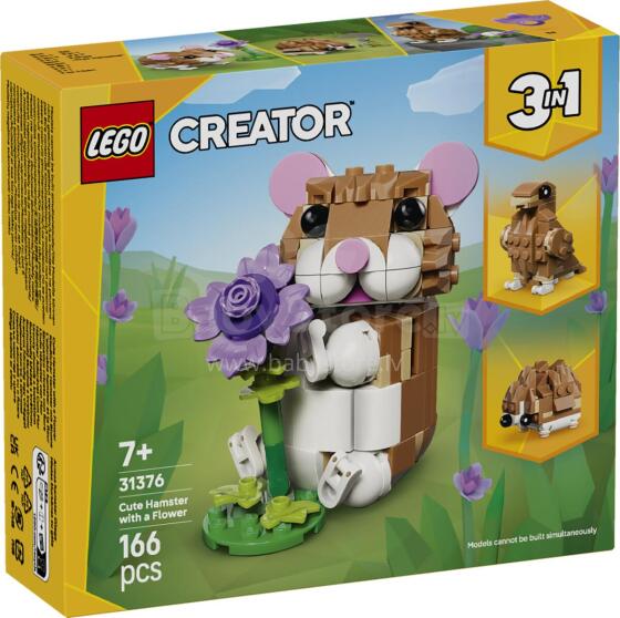 LEGO Creator Mielas Šinšilas su Gėle