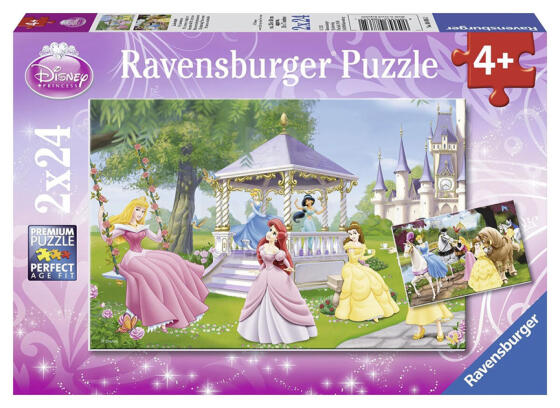 Ravensburger dėlionė 2x24 vnt. Disney Magiškos Princesės
