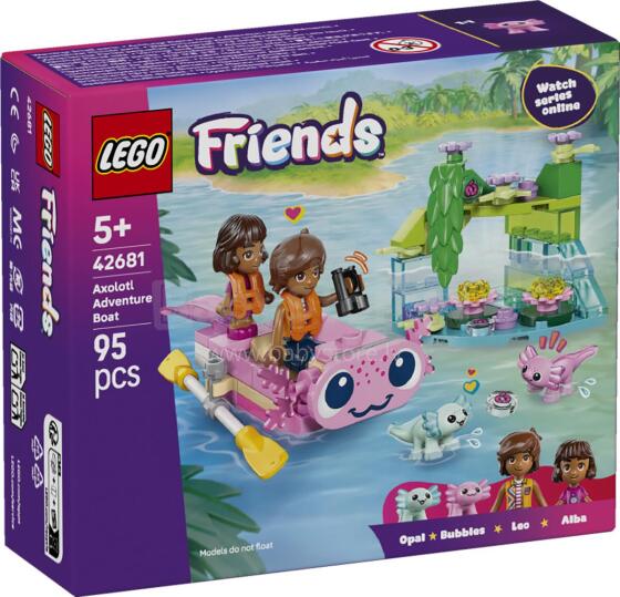 LEGO Friends Aksolotų Nuotykių Valtis
