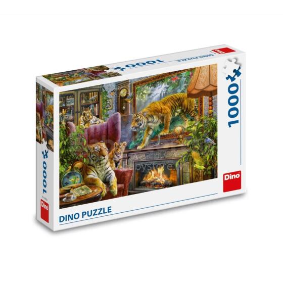 Dino dėlionė 1000 dalių: Tigrai prabunda gyvenimui