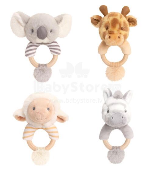Keel Toys minkštas kūdikio barškutis 14 cm
