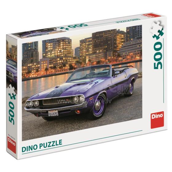 Dino dėlionė 500 vnt Dodge, automobilis