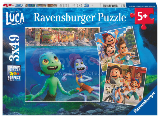 Ravensburger dėlionė 3x49 vnt. Luca