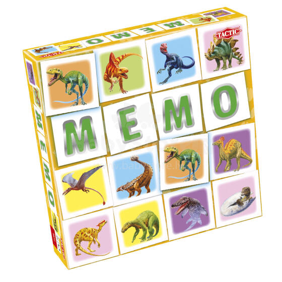 Taktinis stalo žaidimas Memo Dinosaurus