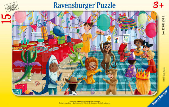 Ravensburger mažas rėmelio dėlionė 15 dalių: Kostiumų vakarėlis