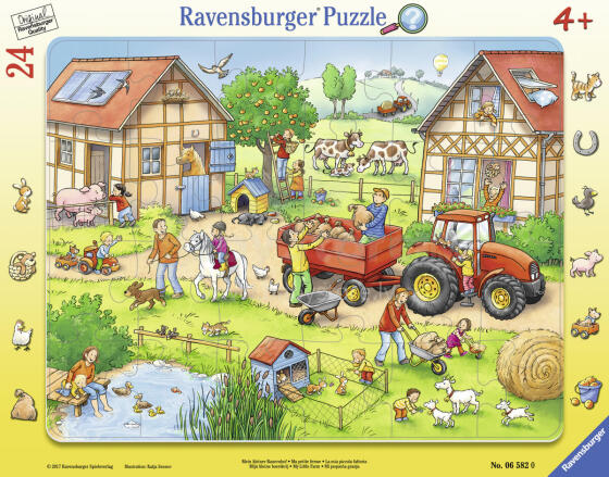 Ravensburger rėmelio dėlionė 24 vnt. Mano maža ferma
