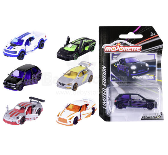 Majorette modeliai automobiliai - 6 skirtingi